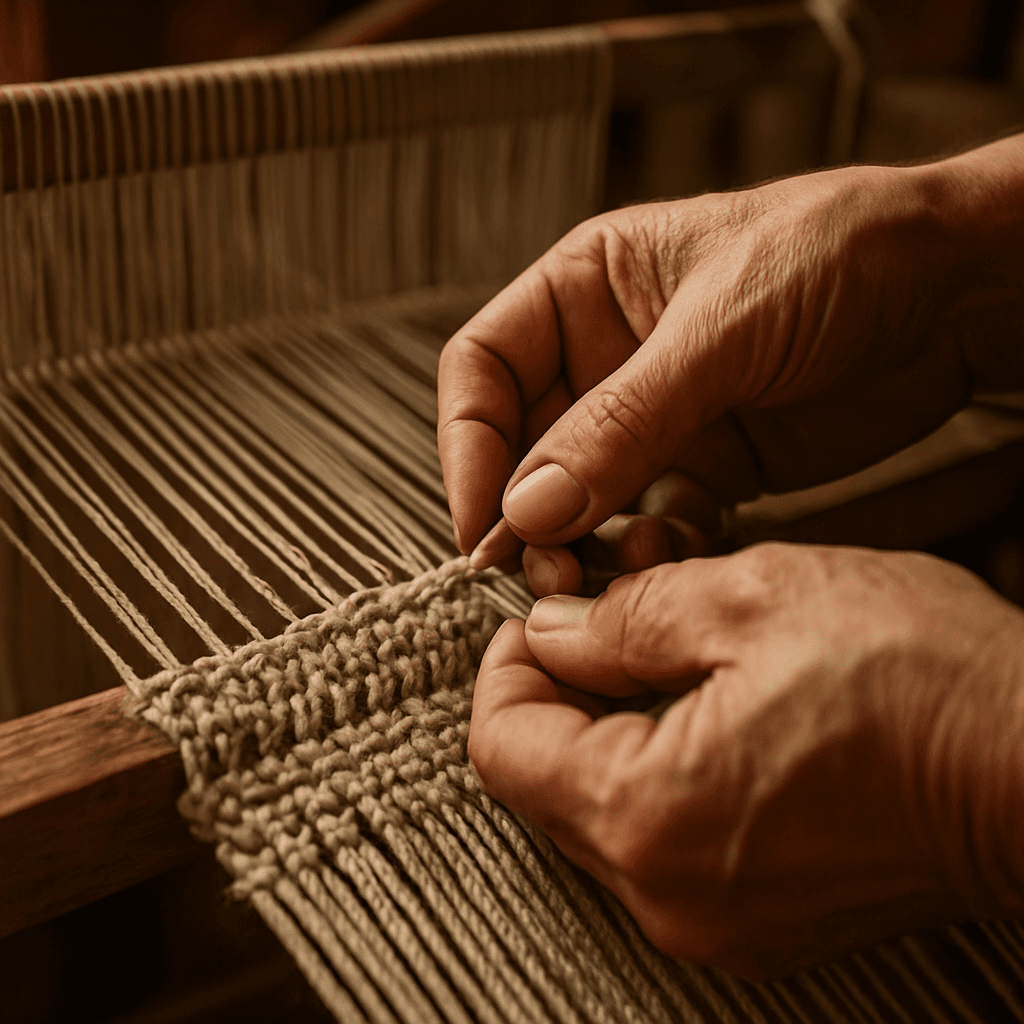 Hand-Knotting Process for handmade rugs exporter in India