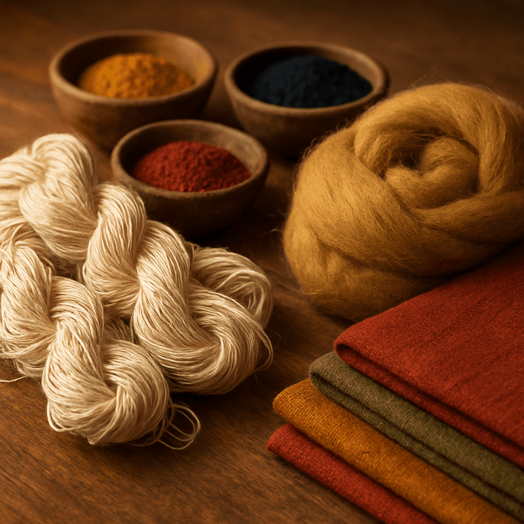 Material Sourcing for handmade rugs exporter in India