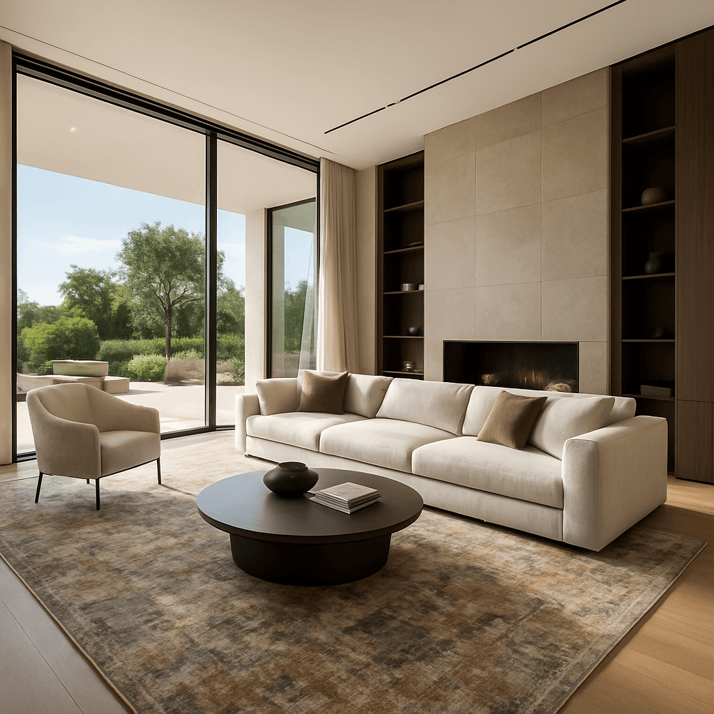 Designer Villa handmade rug project in India