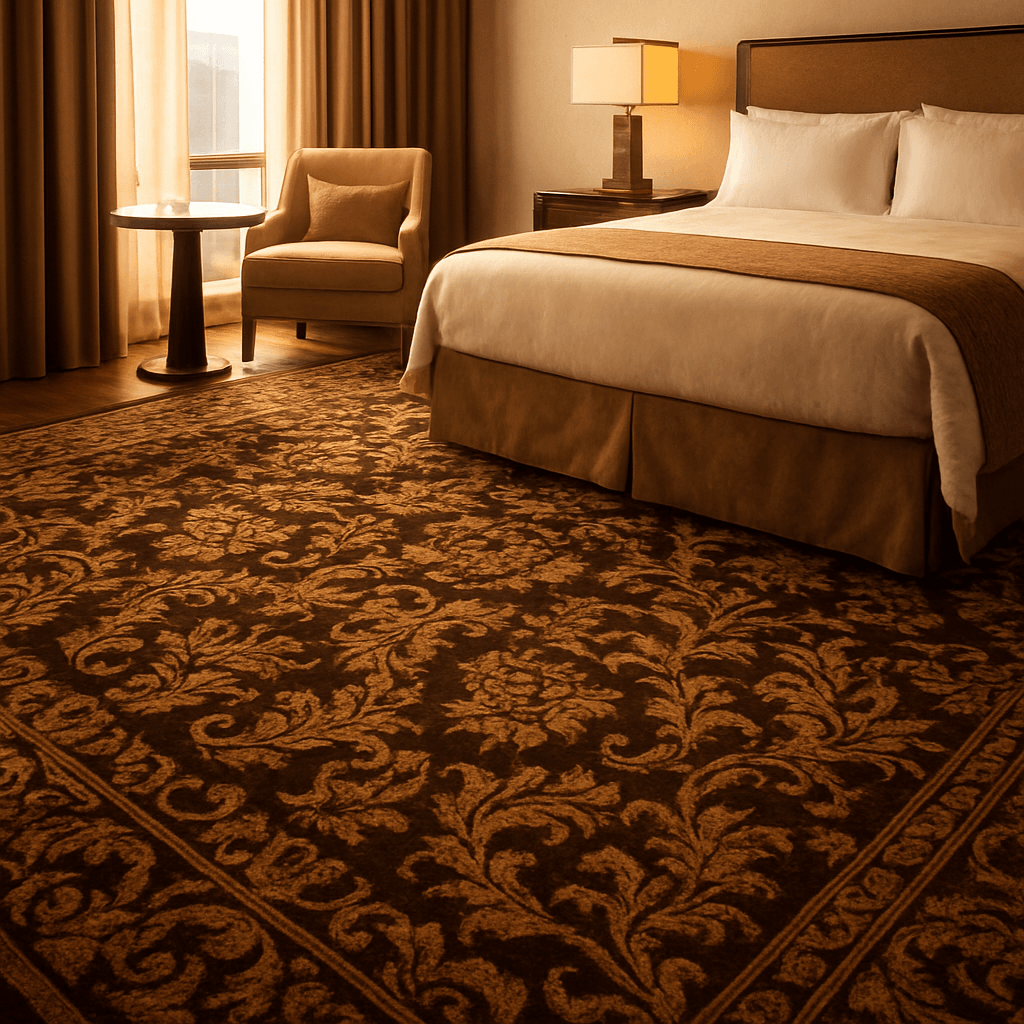 Custom handmade rugs for hospitality projects